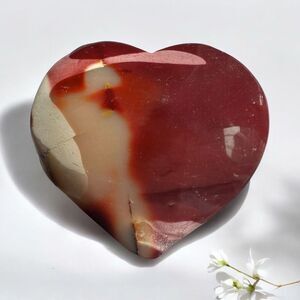 Mookaite Jasper Crystal Heart‎ (#8)